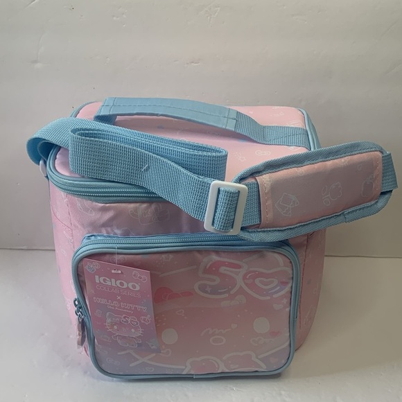 Hello Kitty 9 Can Insulated Bag Igloo Cooler 50th Anniversary NWT - Picture 3 of 10